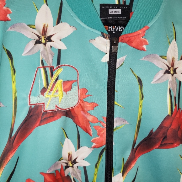 Flower Jacket Mens Large - Picture 2 of 8